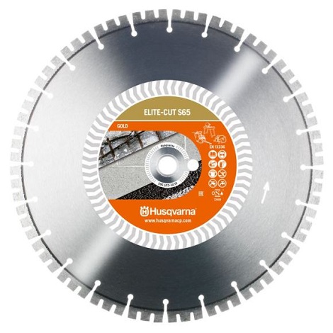 Алмазный диск ELITE-CUT S35 (S1435) 350-25,4 HUSQVARNA 5798115-20 (гранит, мрамор, бетон, ж/бетон)